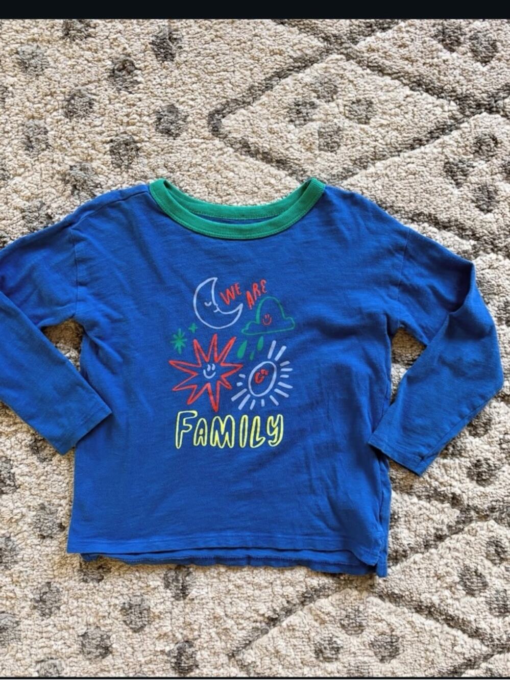 Open Edit colorful family shirt